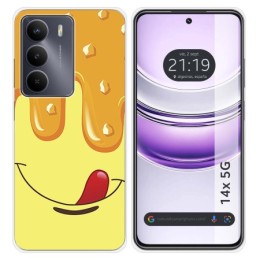Funda Silicona para Realme 14x 5G diseño Helado Vainilla Dibujos