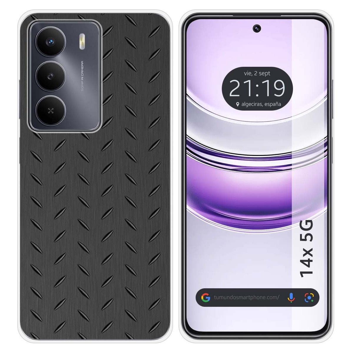 Funda Silicona para Realme 14x 5G diseño Metal Dibujos