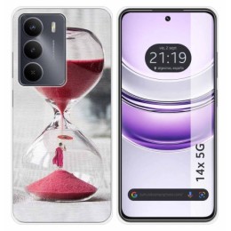 Funda Silicona para Realme 14x 5G diseño Reloj Dibujos