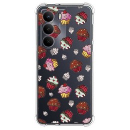 Funda Silicona Antigolpes para Realme 14x 5G diseño Muffins Dibujos