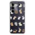 Funda Silicona Antigolpes para Realme 14x 5G diseño Perros Dibujos