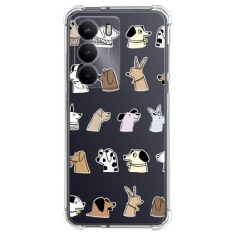 Funda Silicona Antigolpes para Realme 14x 5G diseño Perros Dibujos