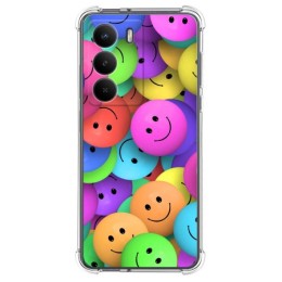 Funda Silicona Antigolpes para Realme 14x 5G diseño Smile Dibujos