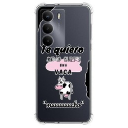 Funda Silicona Antigolpes para Realme 14x 5G diseño Vaca Dibujos