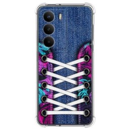 Funda Silicona Antigolpes para Realme 14x 5G diseño Zapatillas 06 Dibujos