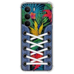 Funda Silicona Antigolpes para Realme 14x 5G diseño Zapatillas 12 Dibujos