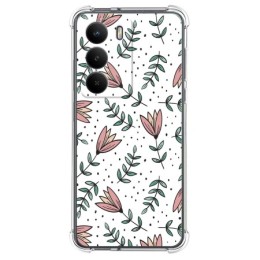 Funda Silicona Antigolpes para Realme 14x 5G diseño Flores 01 Dibujos