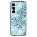 Funda Silicona Antigolpes para Realme 14x 5G diseño Flores 03 Dibujos