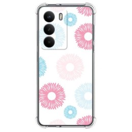 Funda Silicona Antigolpes para Realme 14x 5G diseño Flores 06 Dibujos