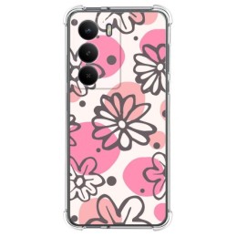Funda Silicona Antigolpes para Realme 14x 5G diseño Flores 09 Dibujos