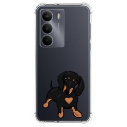 Funda Silicona Antigolpes para Realme 14x 5G diseño Perros 04 Dibujos