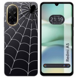 Funda Silicona Transparente para Xiaomi Redmi A5 diseño Araña Dibujos