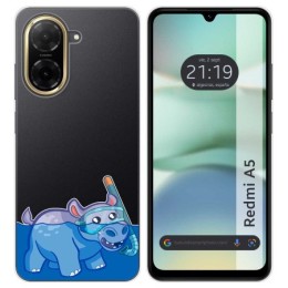 Funda Silicona Transparente para Xiaomi Redmi A5 diseño Hipo Dibujos