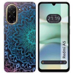 Funda Silicona Transparente para Xiaomi Redmi A5 diseño Mandala Dibujos
