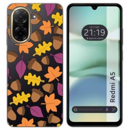 Funda Silicona Transparente para Xiaomi Redmi A5 diseño Otoño Dibujos