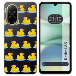 Funda Silicona Transparente para Xiaomi Redmi A5 diseño Pato Dibujos