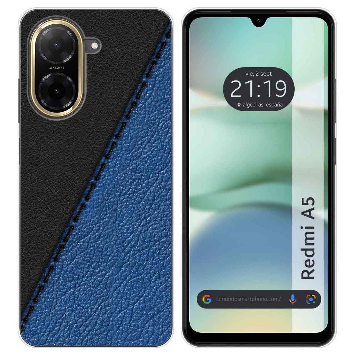 Funda Silicona para Xiaomi Redmi A5 diseño Cuero 02 Dibujos