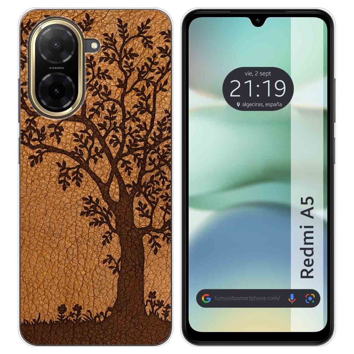 Funda Silicona para Xiaomi Redmi A5 diseño Cuero 03 Dibujos