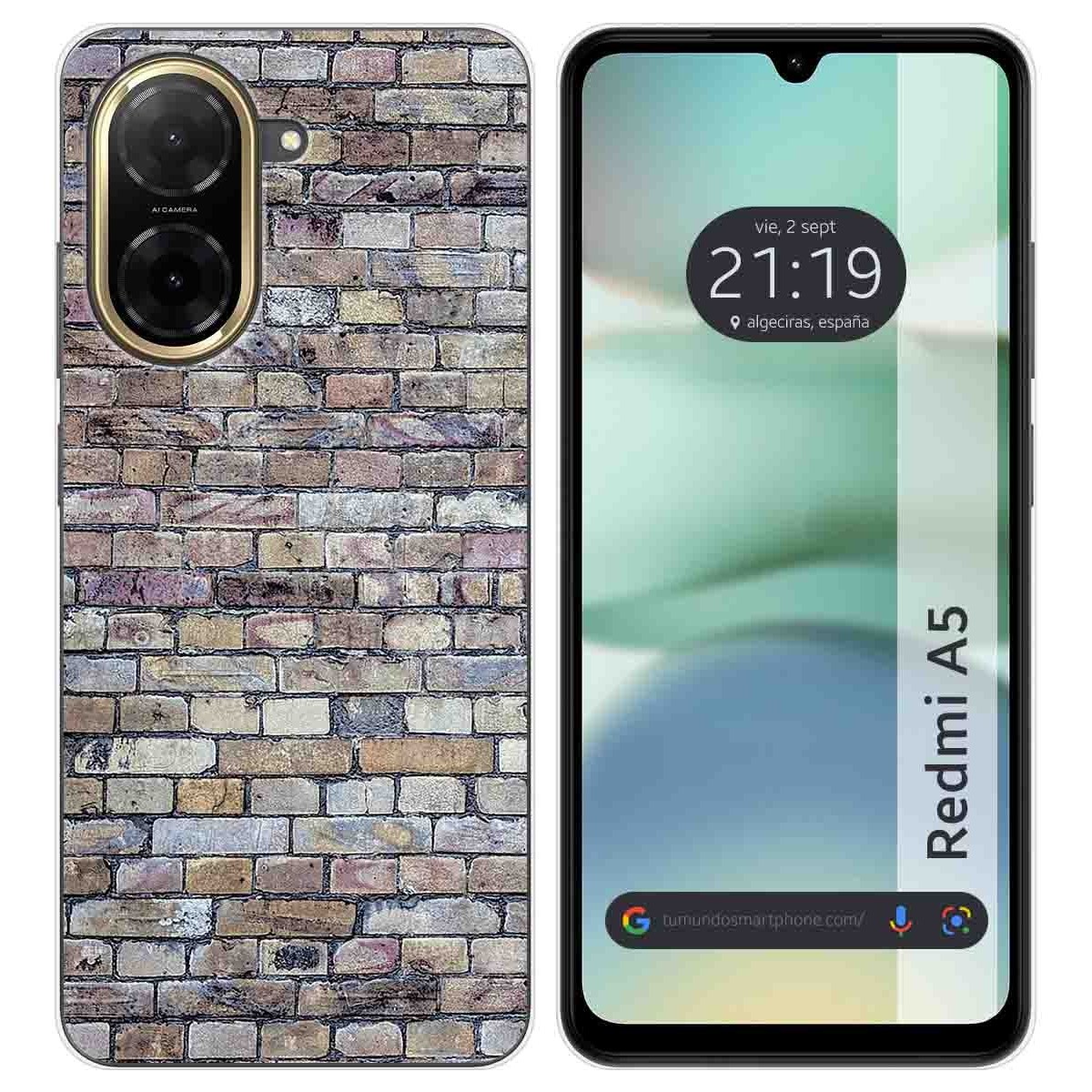 Funda Silicona para Xiaomi Redmi A5 diseño Ladrillo 02 Dibujos