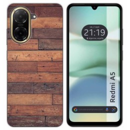 Funda Silicona para Xiaomi Redmi A5 diseño Madera 03 Dibujos