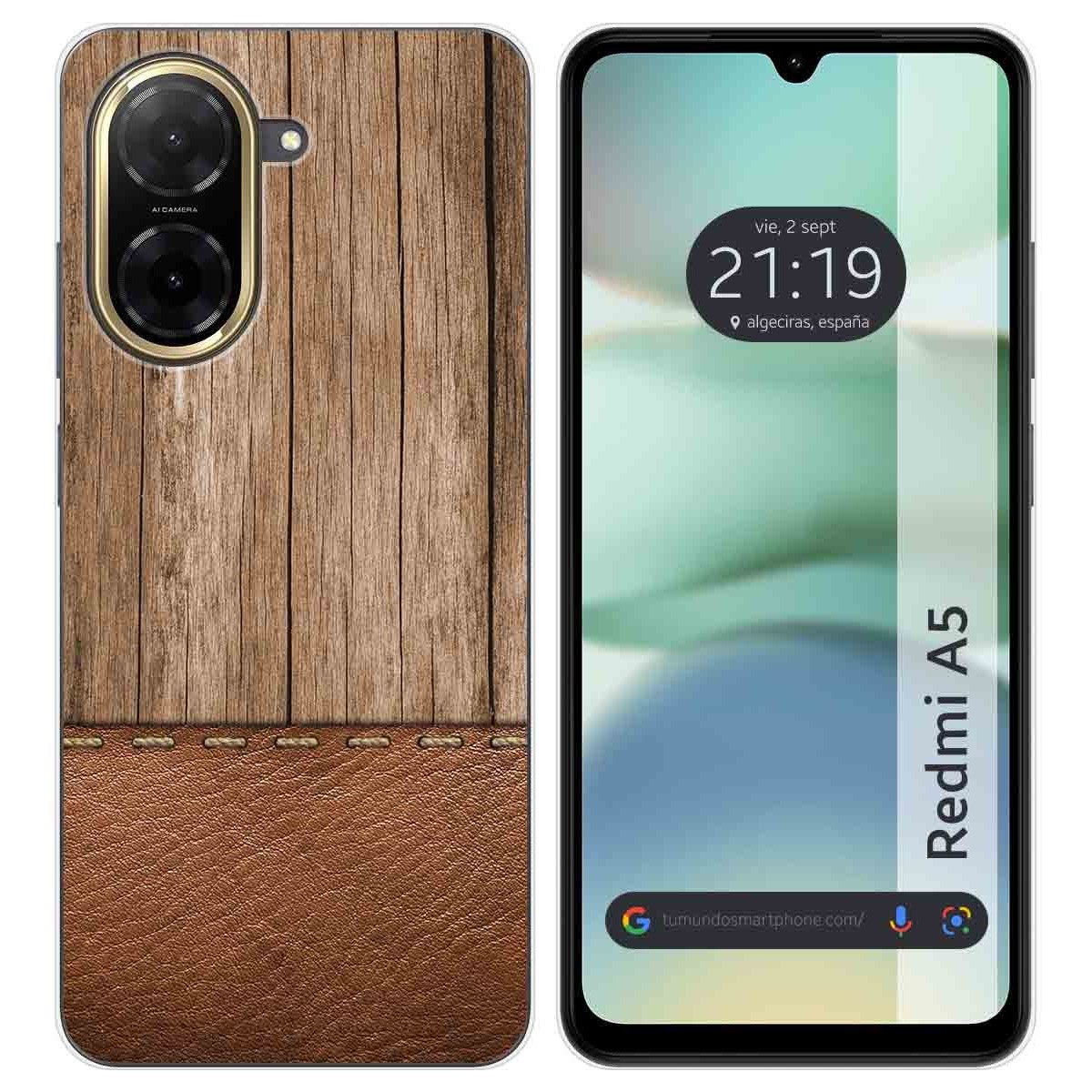 Funda Silicona para Xiaomi Redmi A5 diseño Madera 09 Dibujos