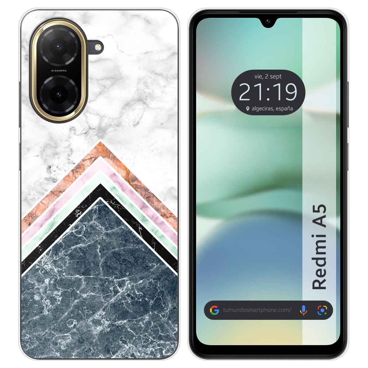 Funda Silicona para Xiaomi Redmi A5 diseño Mármol 05 Dibujos