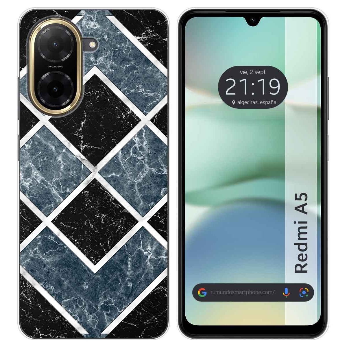 Funda Silicona para Xiaomi Redmi A5 diseño Mármol 06 Dibujos