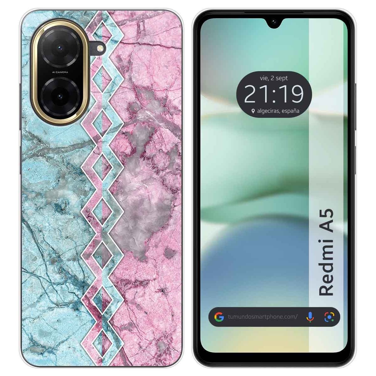Funda Silicona para Xiaomi Redmi A5 diseño Mármol 08 Dibujos