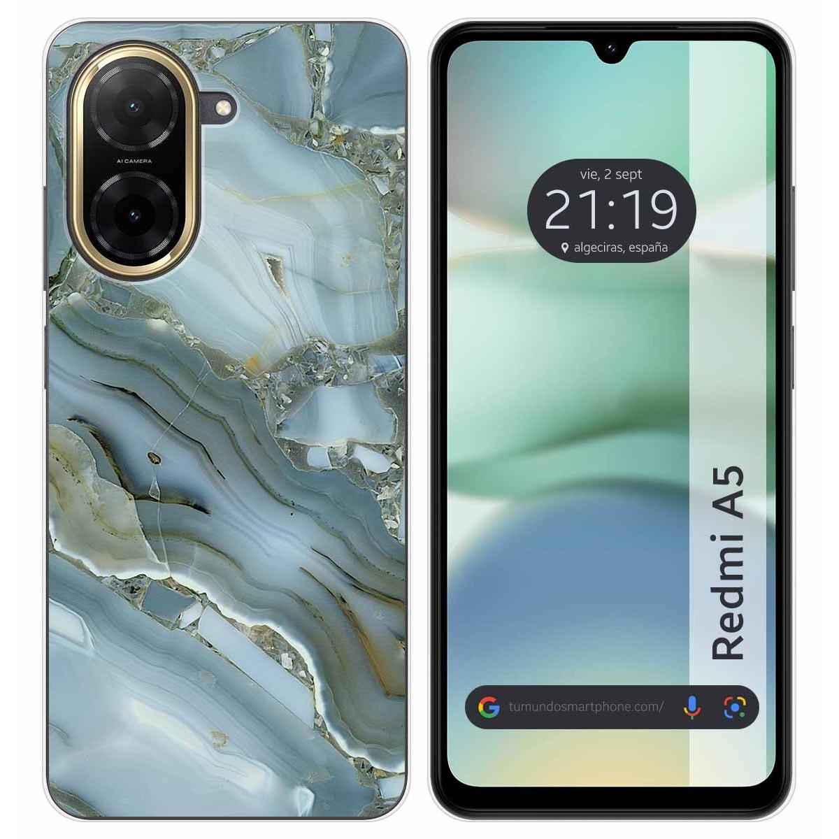 Funda Silicona para Xiaomi Redmi A5 diseño Mármol 09 Dibujos