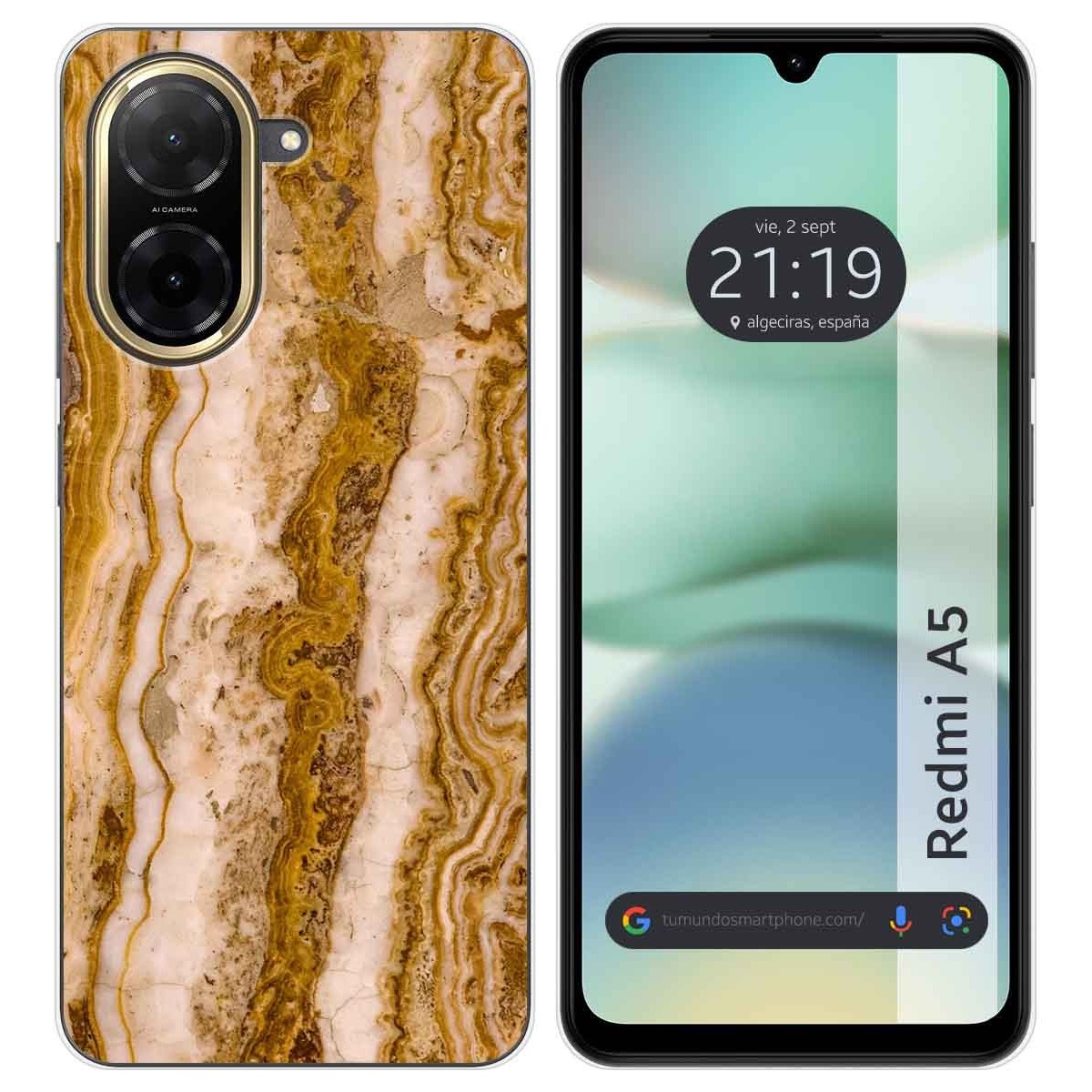 Funda Silicona para Xiaomi Redmi A5 diseño Mármol 10 Dibujos