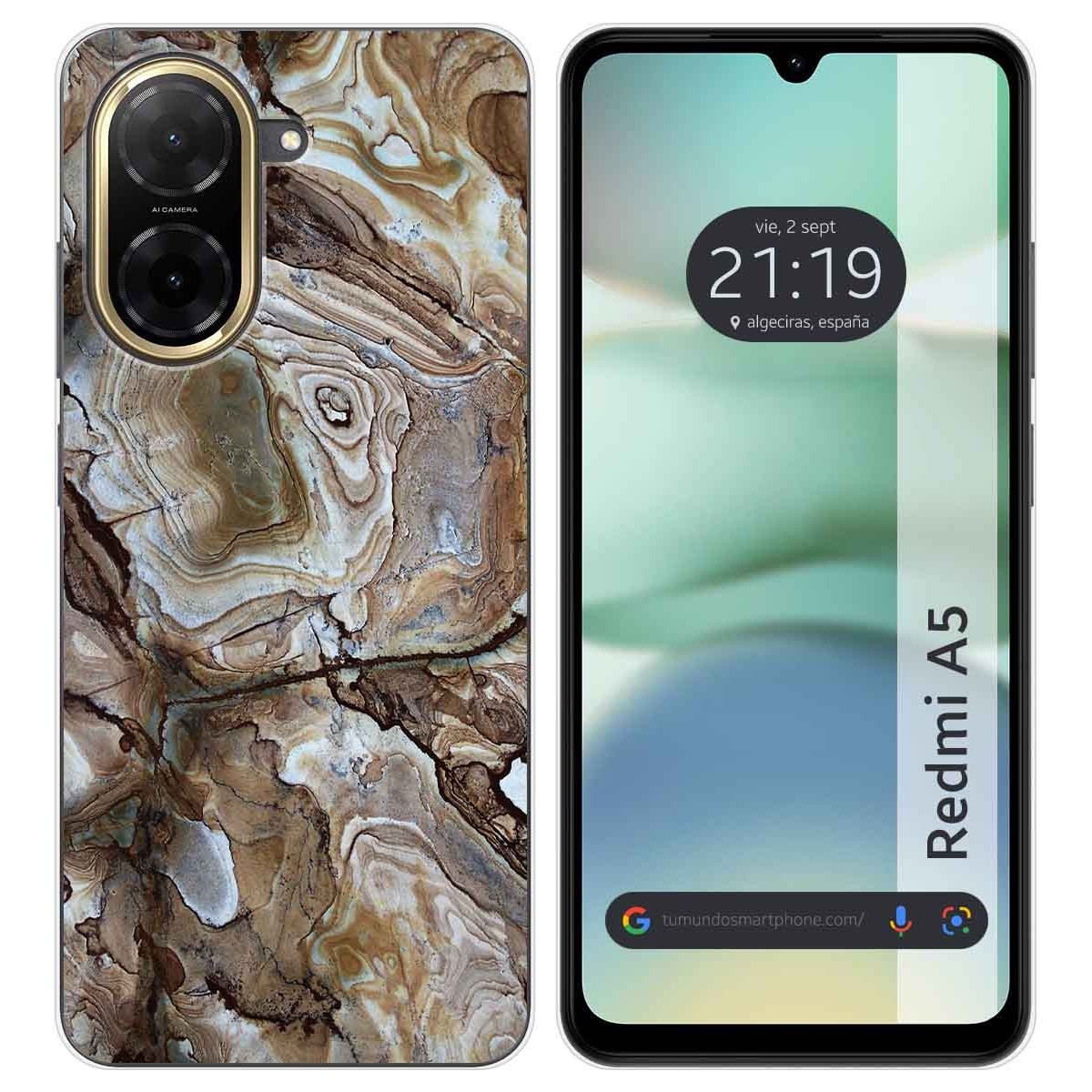 Funda Silicona para Xiaomi Redmi A5 diseño Mármol 14 Dibujos