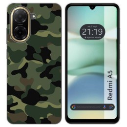 Funda Silicona para Xiaomi Redmi A5 diseño Camuflaje Dibujos
