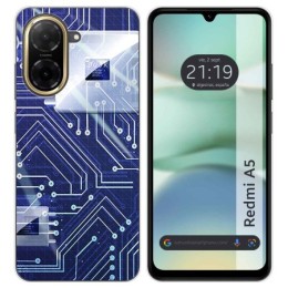 Funda Silicona para Xiaomi Redmi A5 diseño Circuito Dibujos