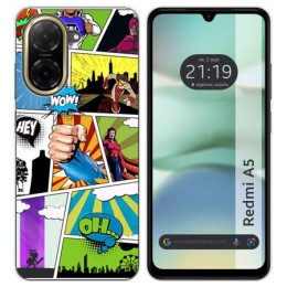 Funda Silicona para Xiaomi Redmi A5 diseño Comic Dibujos
