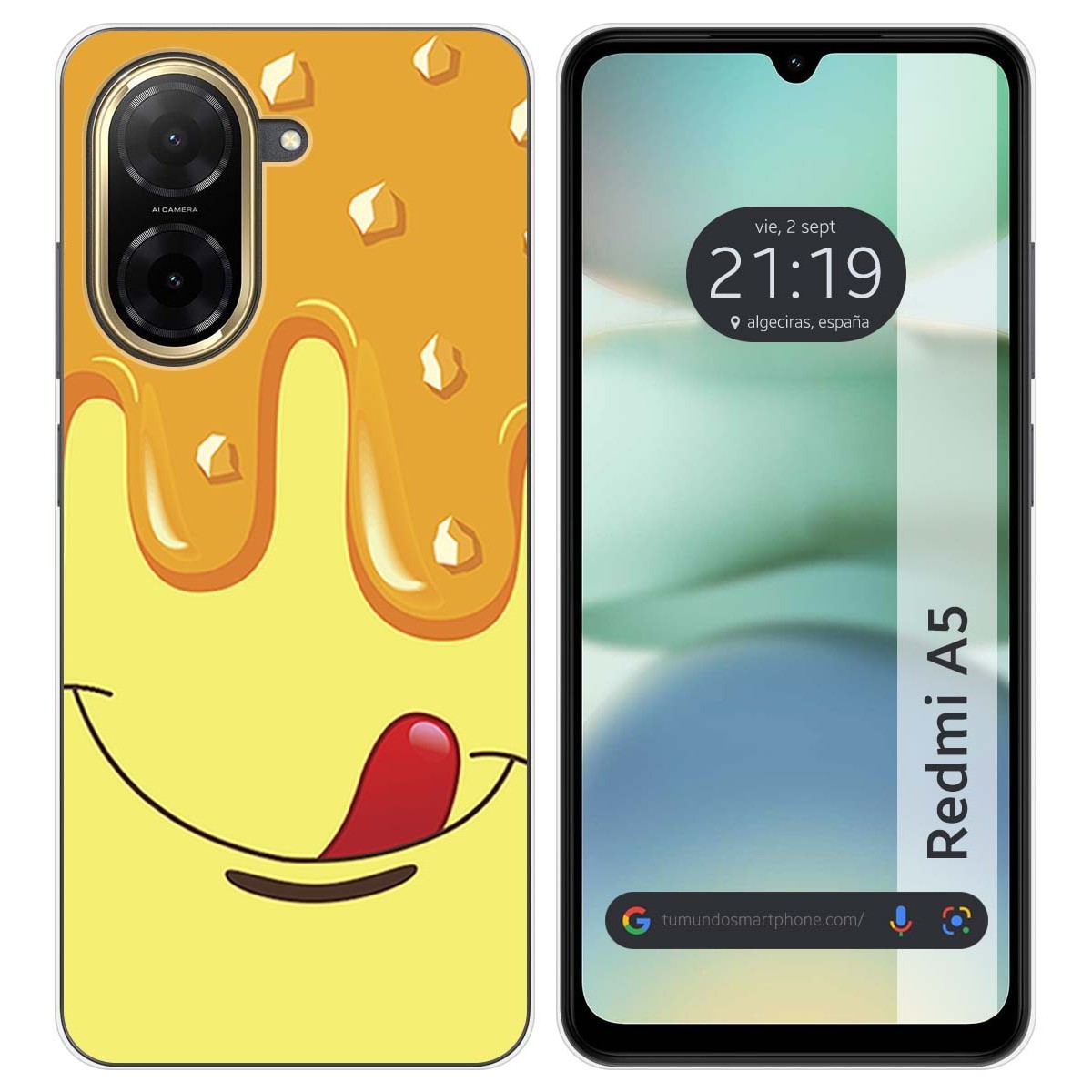 Funda Silicona para Xiaomi Redmi A5 diseño Helado Vainilla Dibujos
