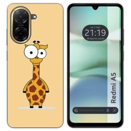 Funda Silicona para Xiaomi Redmi A5 diseño Jirafa Dibujos