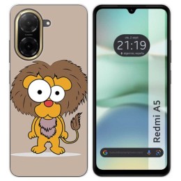 Funda Silicona para Xiaomi Redmi A5 diseño Leon Dibujos