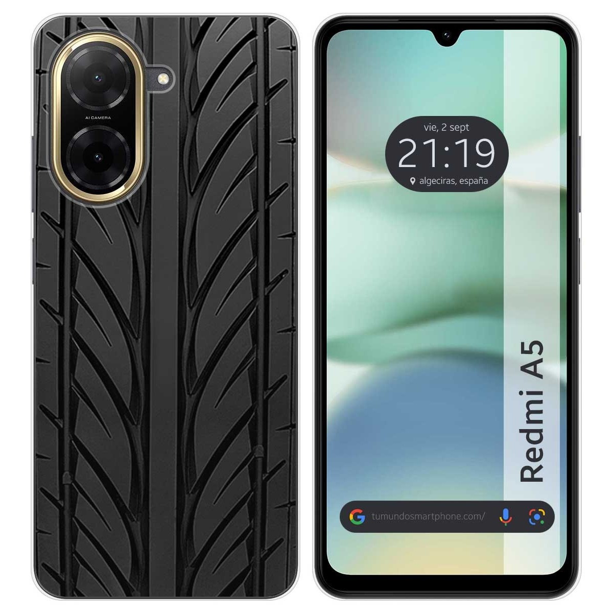 Funda Silicona para Xiaomi Redmi A5 diseño Neumatico Dibujos