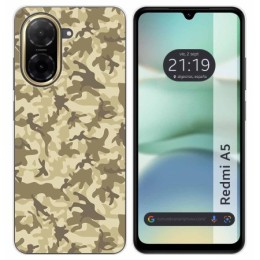 Funda Silicona para Xiaomi Redmi A5 diseño Sand Camuflaje Dibujos