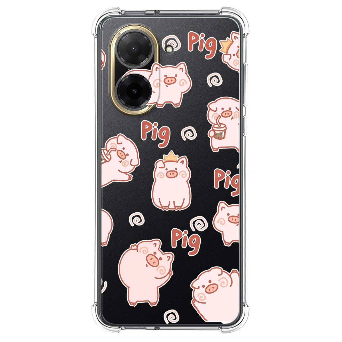 Funda Silicona Antigolpes para Xiaomi Redmi A5 diseño Cerdos Dibujos