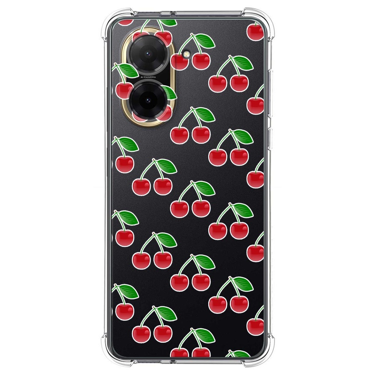 Funda Silicona Antigolpes para Xiaomi Redmi A5 diseño Cerezas Dibujos