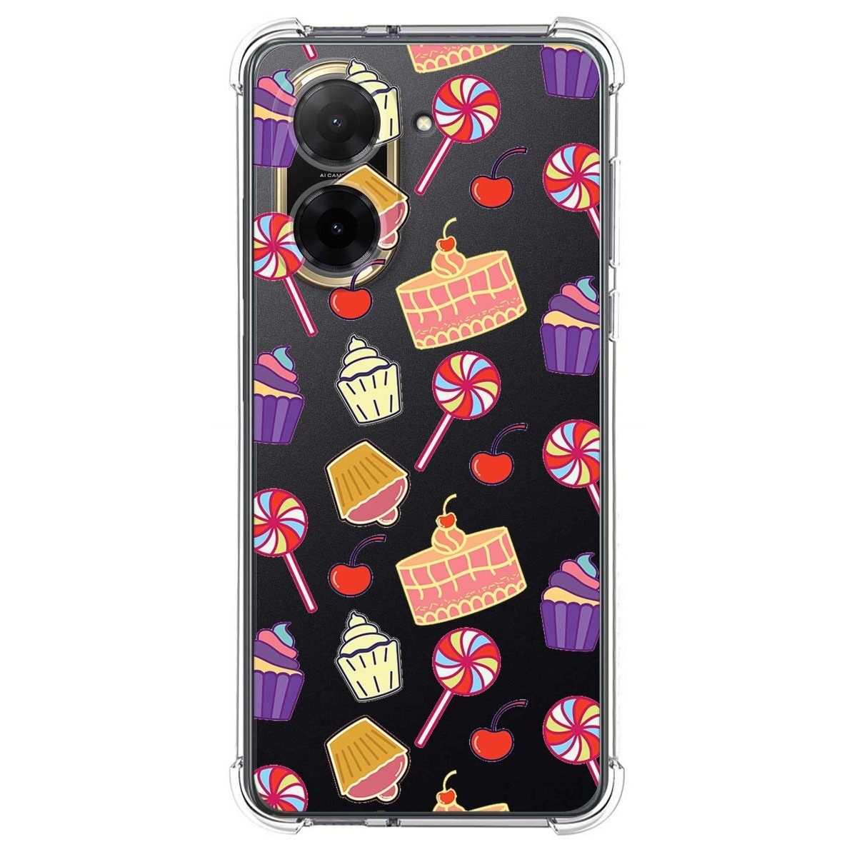 Funda Silicona Antigolpes para Xiaomi Redmi A5 diseño Dulces 01 Dibujos