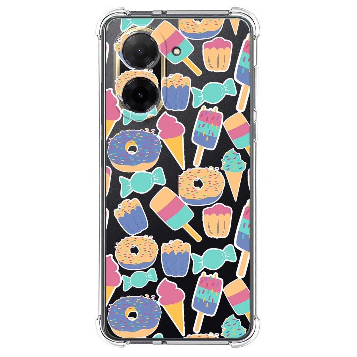 Funda Silicona Antigolpes para Xiaomi Redmi A5 diseño Dulces 02 Dibujos