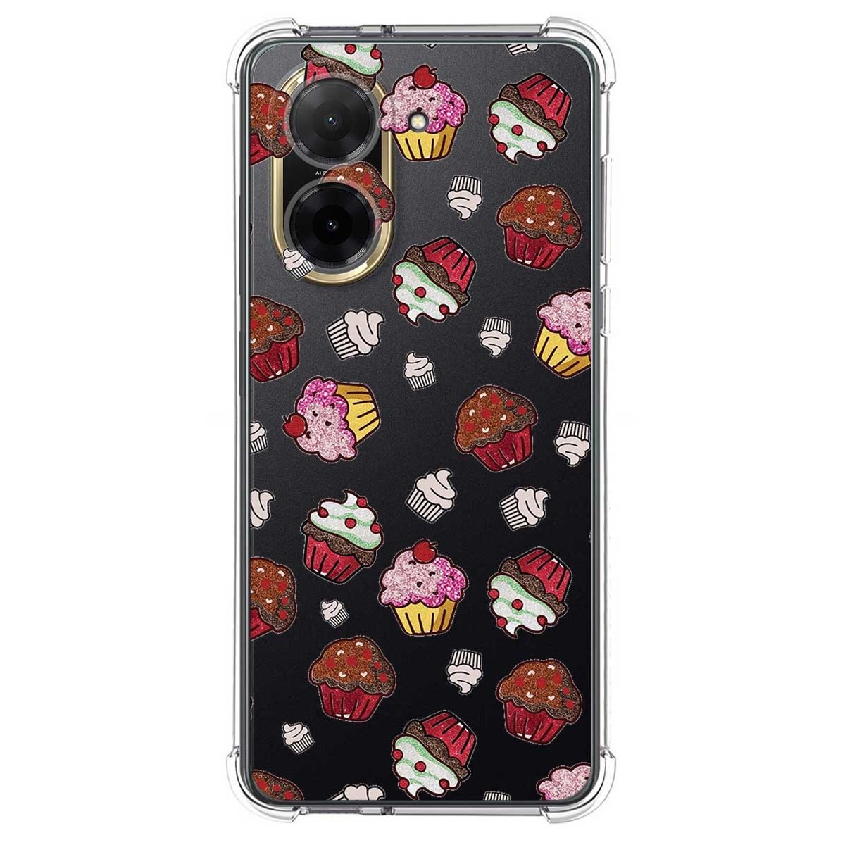 Funda Silicona Antigolpes para Xiaomi Redmi A5 diseño Muffins Dibujos