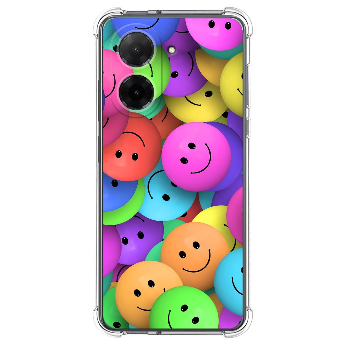 Funda Silicona Antigolpes para Xiaomi Redmi A5 diseño Smile Dibujos