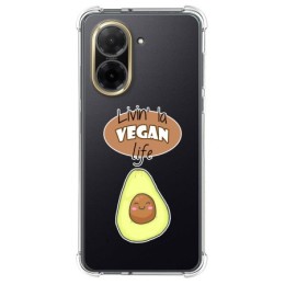 Funda Silicona Antigolpes para Xiaomi Redmi A5 diseño Vegan Life Dibujos