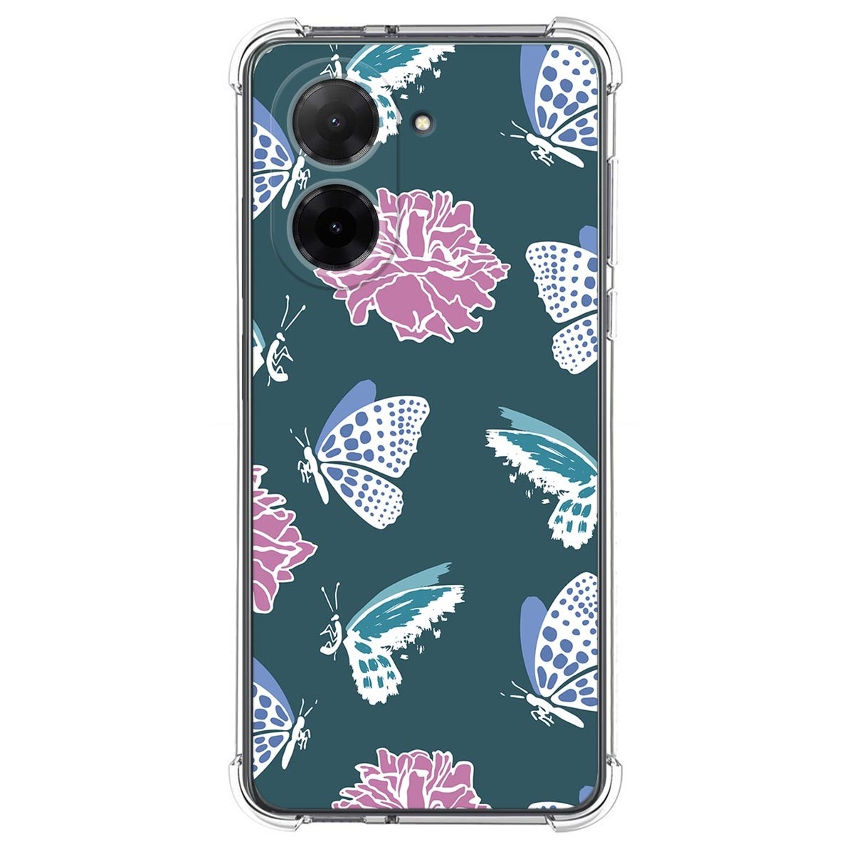 Funda Silicona Antigolpes para Xiaomi Redmi A5 diseño Flores 10 Dibujos