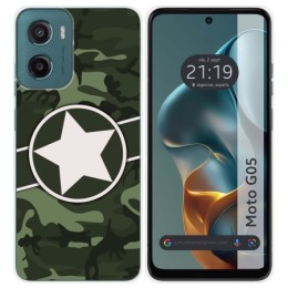 Funda Silicona para Motorola Moto G05 / E15 diseño Camuflaje 01 Dibujos