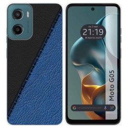 Funda Silicona para Motorola Moto G05 / E15 diseño Cuero 02 Dibujos