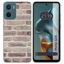 Funda Silicona para Motorola Moto G05 / E15 diseño Ladrillo 01 Dibujos